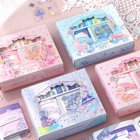 Hand Tape Sticker Material Kit Account Gift Box