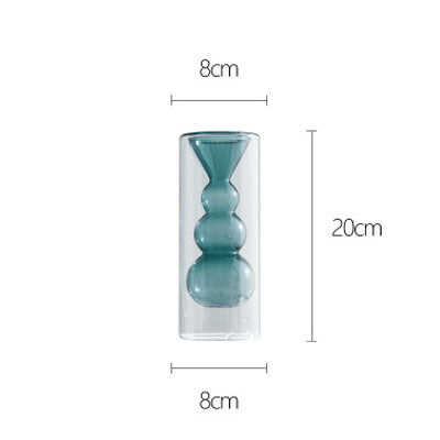 Test Tube Transparent Glass Vase Flower Arranging Device