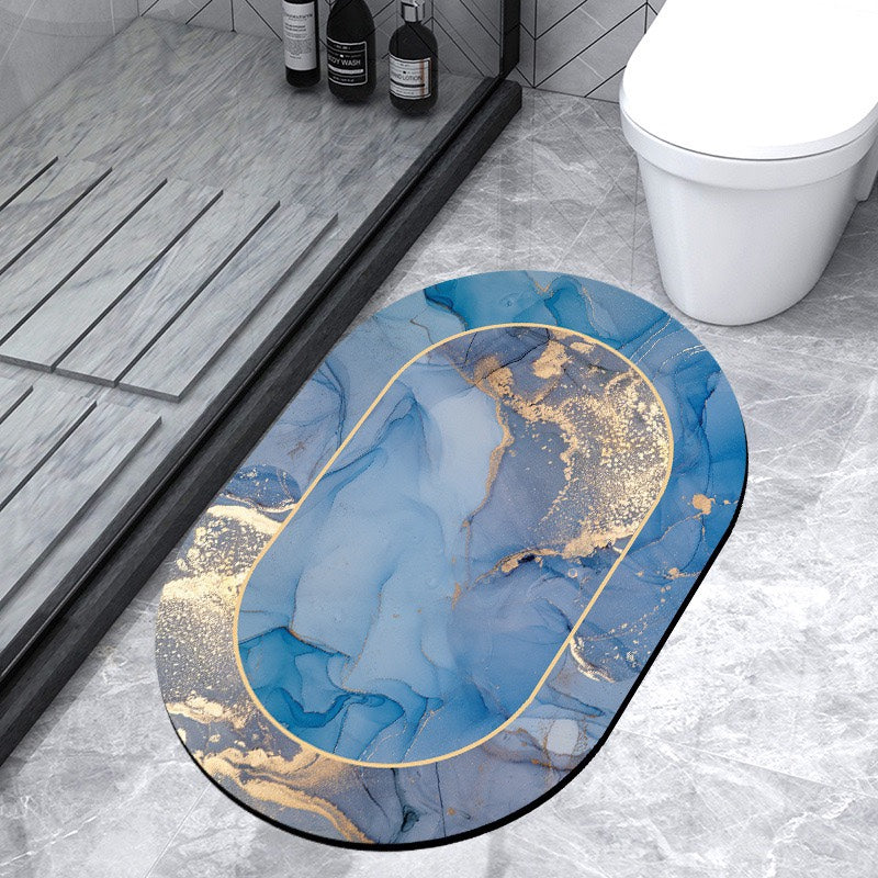 The Diatom Mud Cushion Is Water-absorbing Quick-drying Non-slip Machine Washable