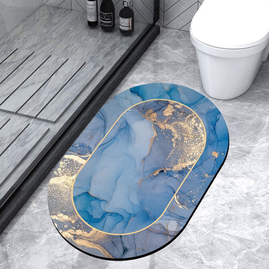 The Diatom Mud Cushion Is Water-absorbing Quick-drying Non-slip Machine Washable