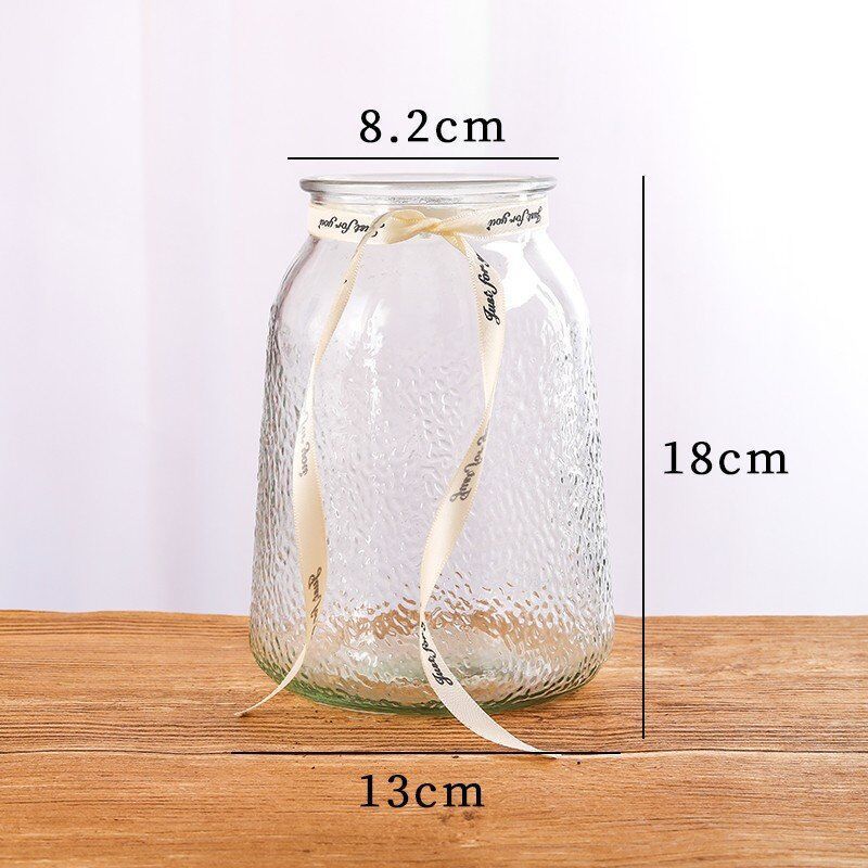 Simple Ice Seal Glass Gradient Color Vase