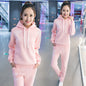 Korean Plus Size Plus Cashmere Casual Sportswear Suit