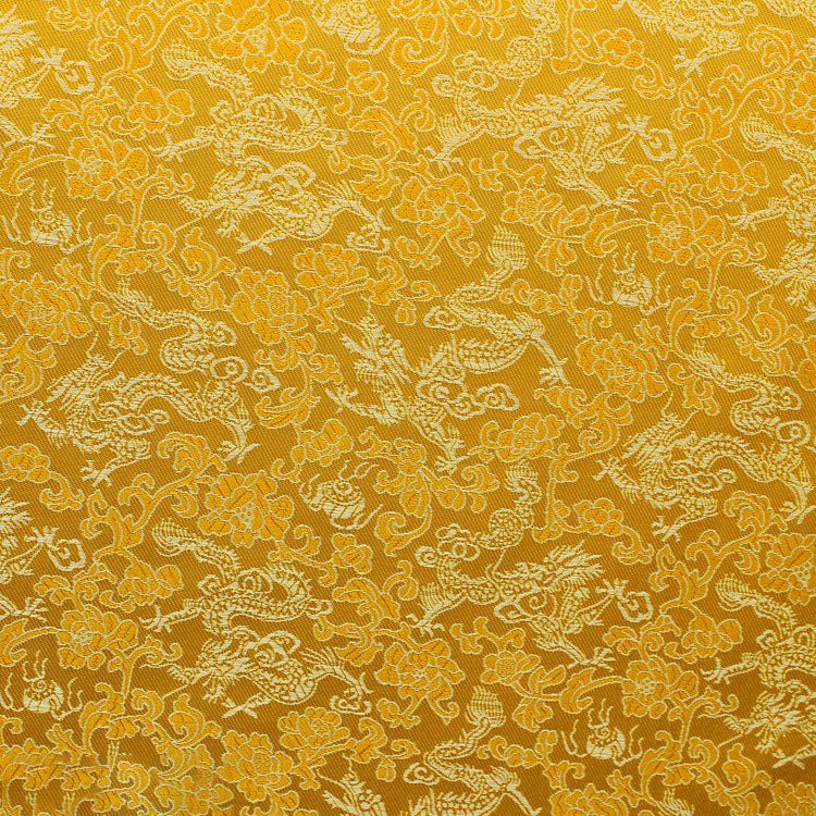 Multicolor Chinese Dragon Pattern Jacquard