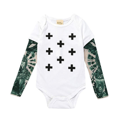 Baby cotton romper