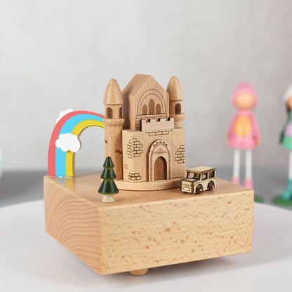 Creative wooden music box children's day crafts