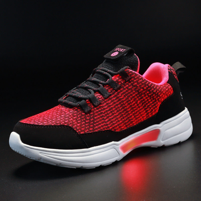 LED Colorful Luminous Casual Couple Shoes