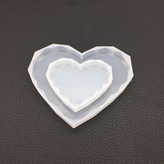 Crystal Epoxy Love Diamond Swing Table Mould