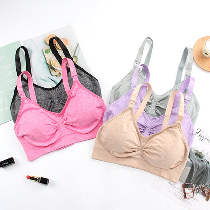 Plus Size Maternity Bra Without Steel Ring Postpartum Mom
