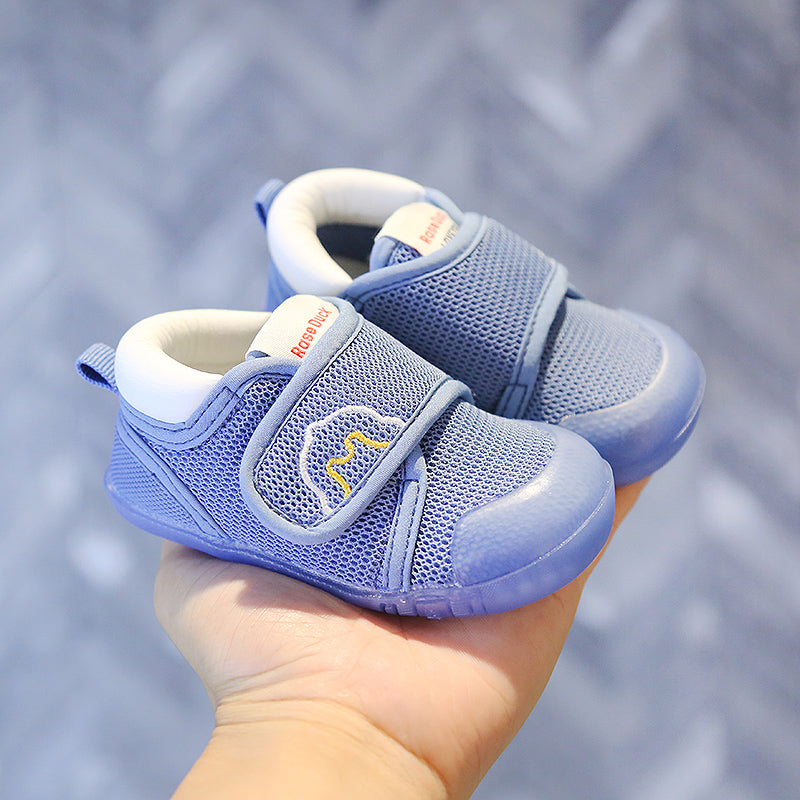 Breathable Mesh Baby Walking Shoes with Soft Soles