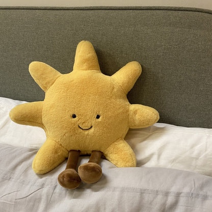 Smiling Face Sun Moon Pillow Sofa