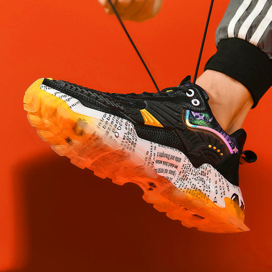 Men's breathable platform casual shoes