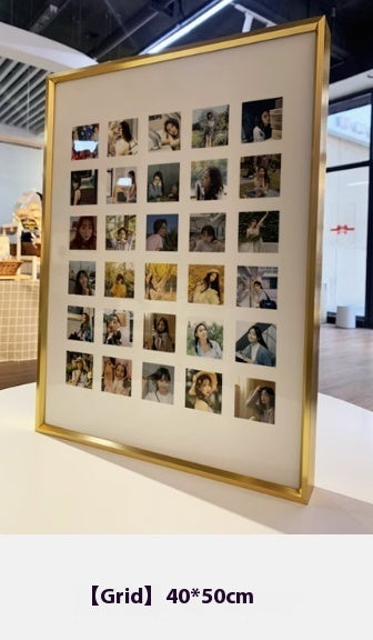Gong Square Shaped Yi Photo Frame Photo Puzzle Table Decoration