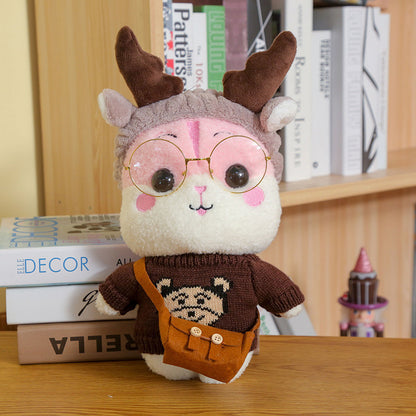 Cute net red hamster doll