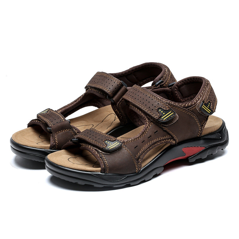 Casual summer sandals men's shoes plus size