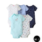 Baby Short Climb 5-piece Romper Boys and Girls Cotton One-piece Rompers