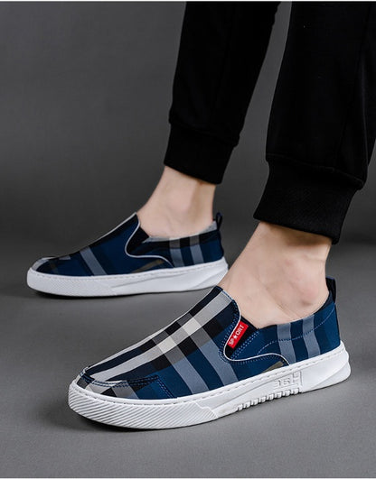 Trendy umbrella cloth men's shoes