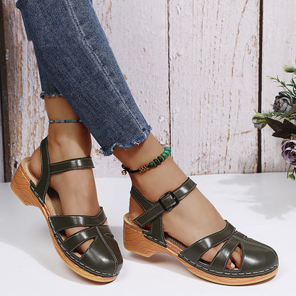 Women Everyday Wear Sewing Shoes Sandals - FLIPSTYLEZLLC