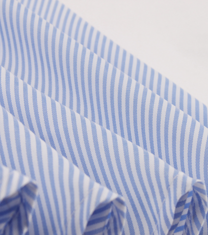 Plus size women's striped ruffled slim retro dress