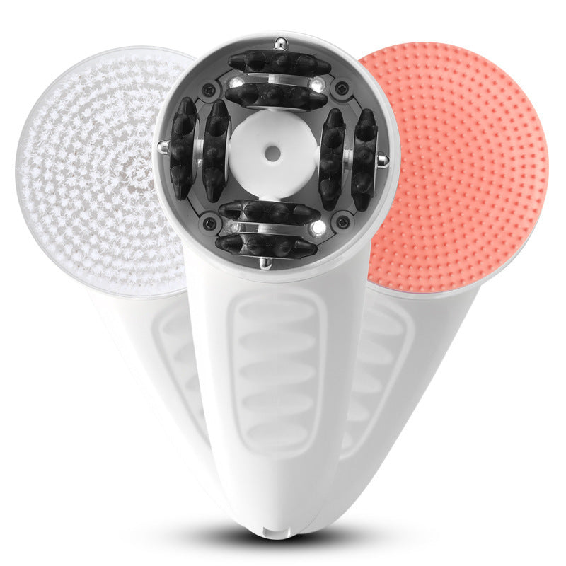 Rechargeable waterproof silicone bath brush