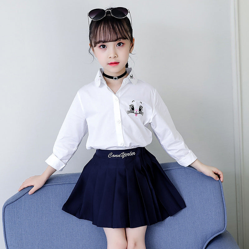 Big child girl hipster shirt