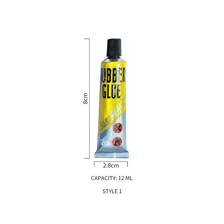 Bicycle and motorcycle tire repair glue