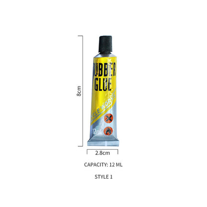 Bicycle and motorcycle tire repair glue