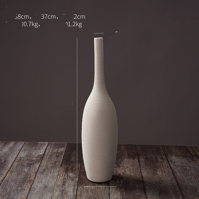 European-style Ceramic Dried Flower Vase Restaurant Table Decoration