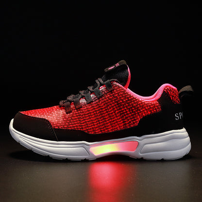 LED Colorful Luminous Casual Couple Shoes