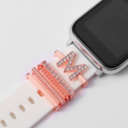 Rose Gold English Alphabet Buckle