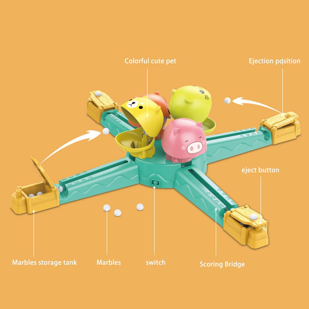 Multiplayer Catapult Pinball Board Game Educational Toys