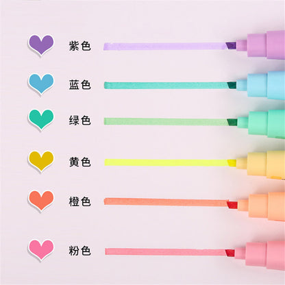 Macaron Color Cute Large-capacity Marker Painting Pen