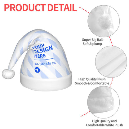 Create Your Own Lightweight Warm Kids Plush Christmas Hat