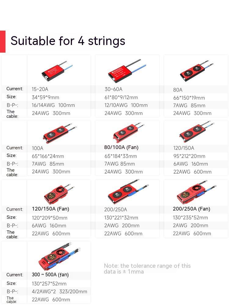 Dali Lithium Iron Phosphate Battery Battery Protection Board