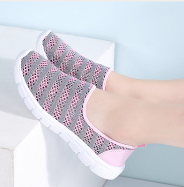 Summer women shoes women Breathable Mesh sneakers shoes ballet flats ladies slip on flats loafers shoes - FLIPSTYLEZLLC