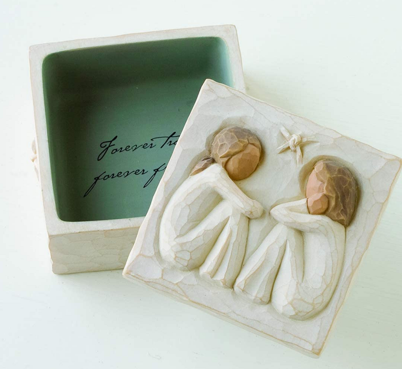Customized Willow Friendship Resin Carving Decorative Box