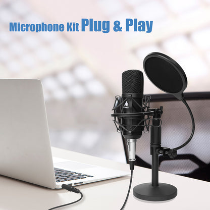 Portable Mobile microphone Condenser universal live broadcast equipment