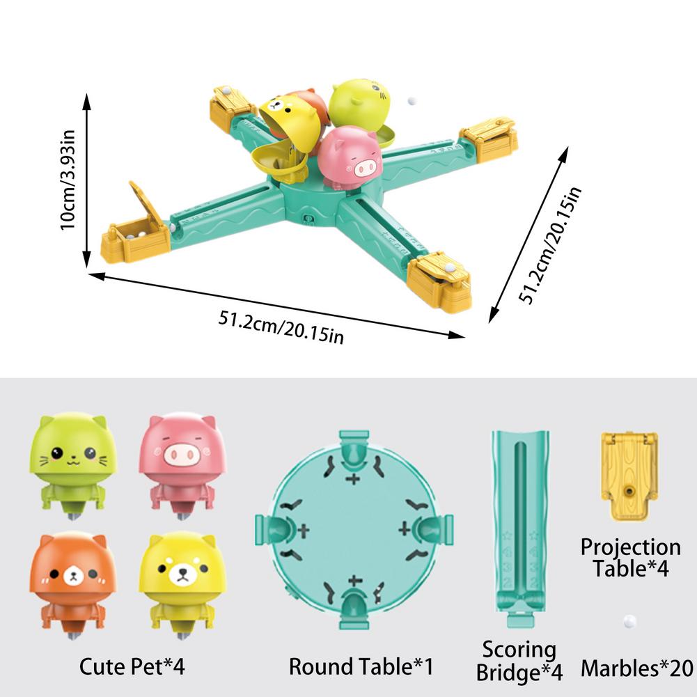Multiplayer Catapult Pinball Board Game Educational Toys