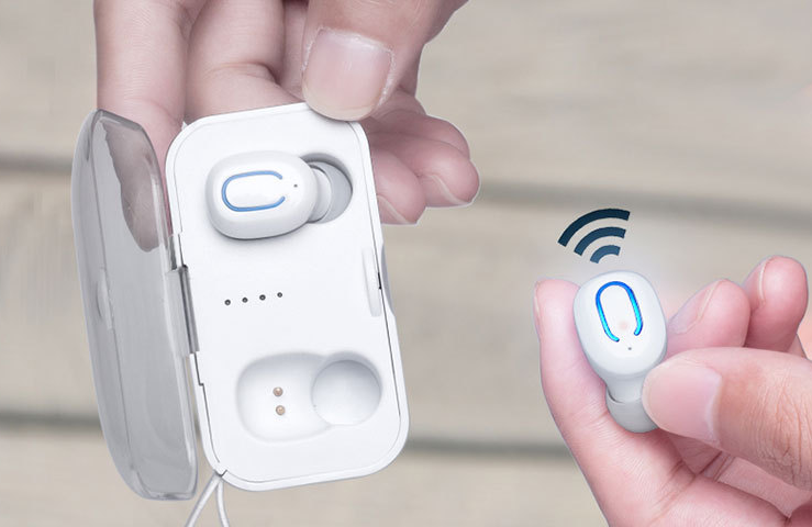 Explosion models private mode TI8S wireless Bluetooth headset Bluetooth headset 5.0 binaural call Mini tws Bluetooth headset