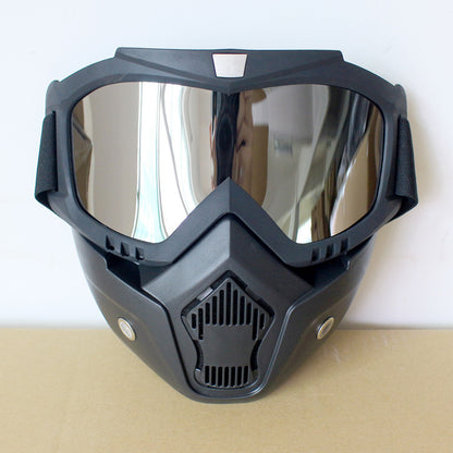 Motorcycle Cross-country Helmet Glasses Knight Mask