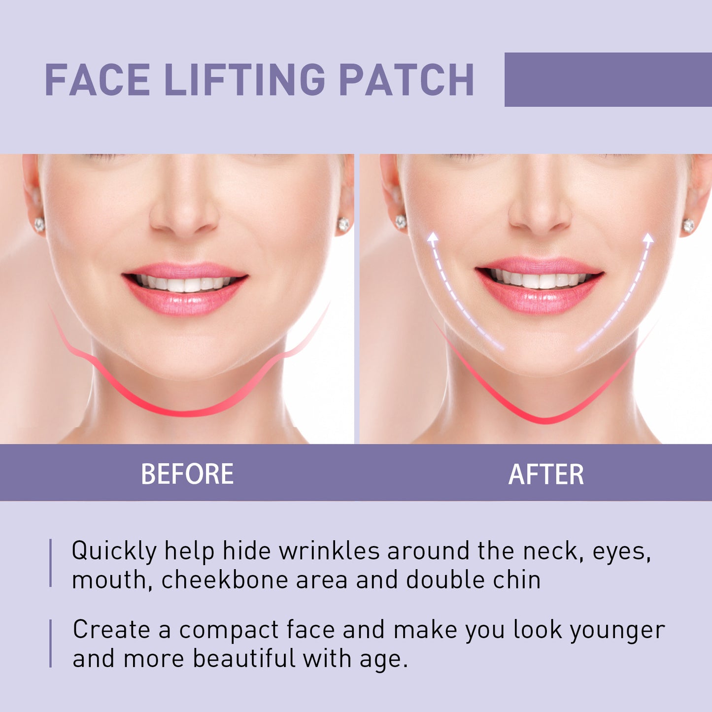 Firming Facial Skin Anti-Wrinkle Fading Wrinkle V Face Invisible Lifting Tightening Mask