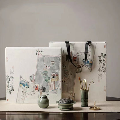 Song Dynasty Porcelain Suit Gift Box Aromatherapy