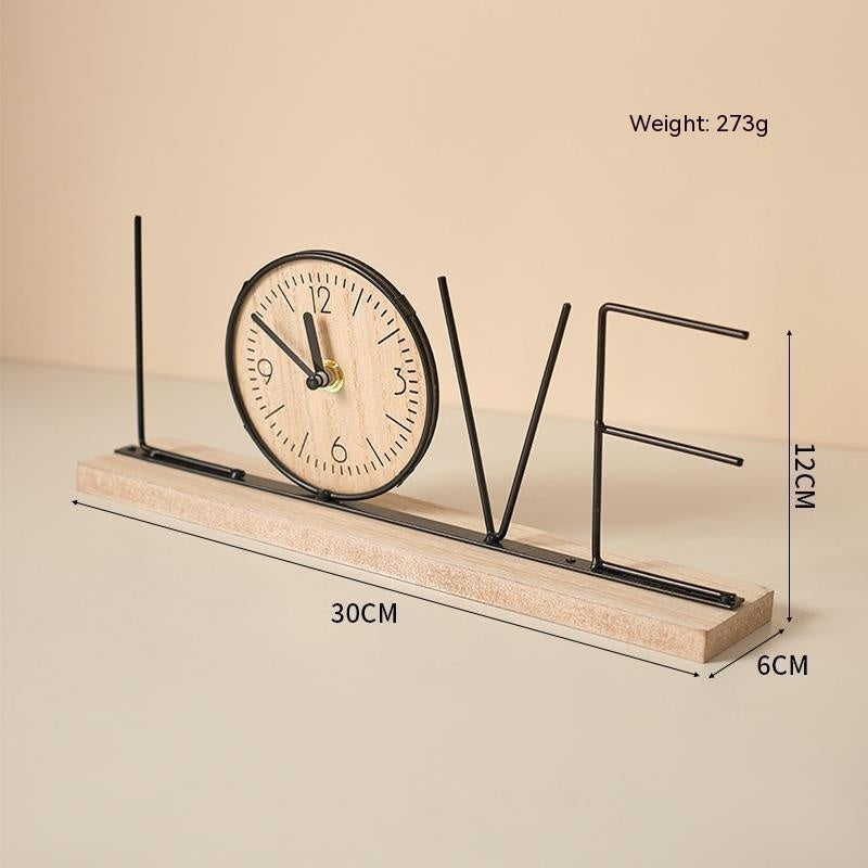 Creative TV Cabinet Decorative Ornaments Table Clock Furnishings