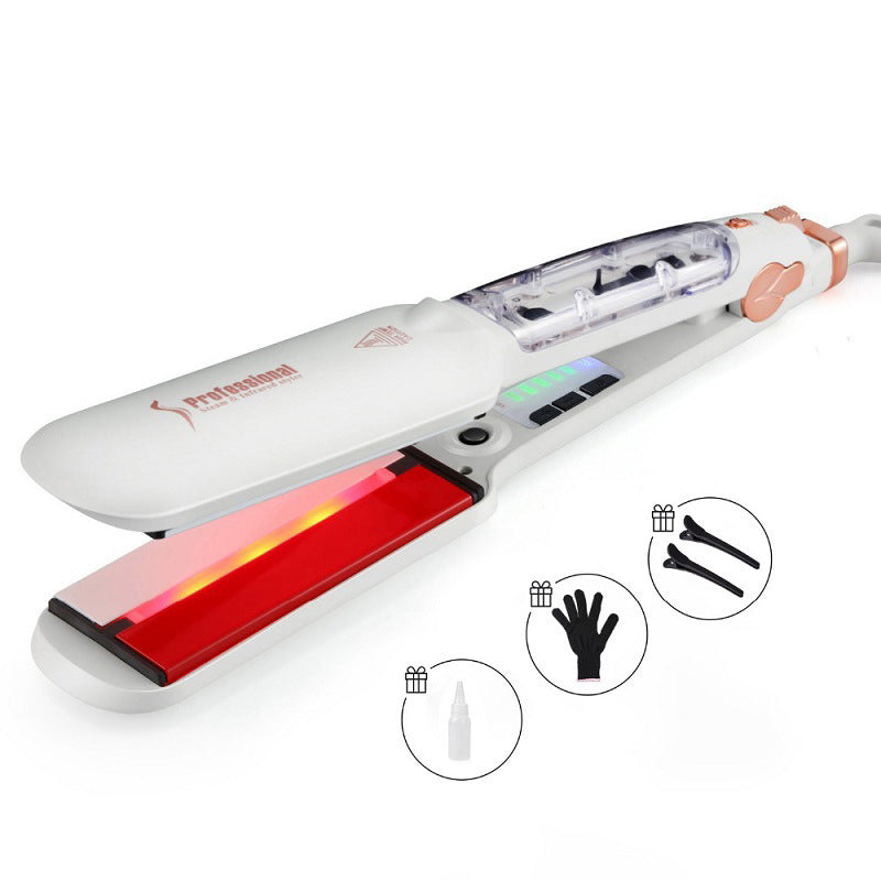 Women's Fashion Infrared Steam Ceramic Hair Straightener