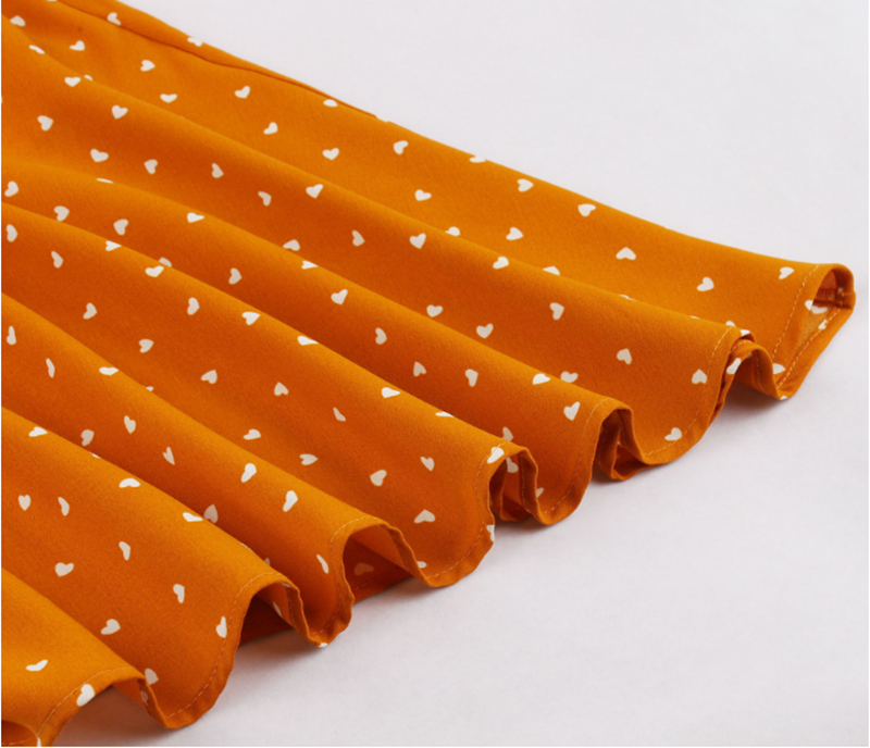 Polka Dot Hit Color Plus Size Women's Short Sleeve Dress