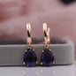Ladies Long Earrings Fashion Party Jewelry Natural Zircon