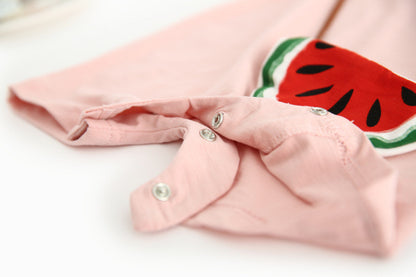 Cute cartoon watermelon baby romper