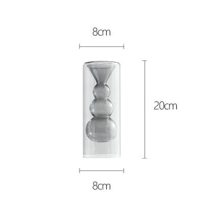 Test Tube Transparent Glass Vase Flower Arranging Device