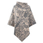New Product Wish Side Lapel Printed Cape Shawl Sweater Outside