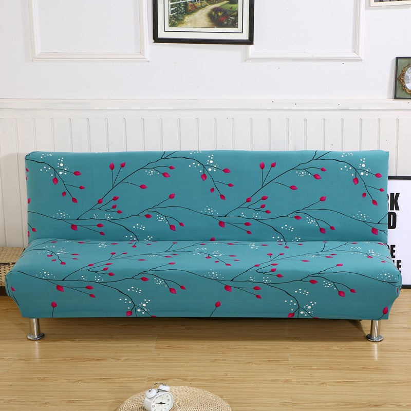 Fully surrounded one-piece sofa cover