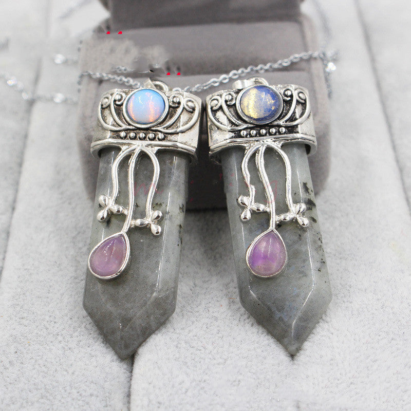 European And American Popular Crystal Sword Pendant